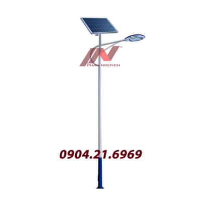 cột đèn cao áp lắp đèn led năng lượng mặt trời